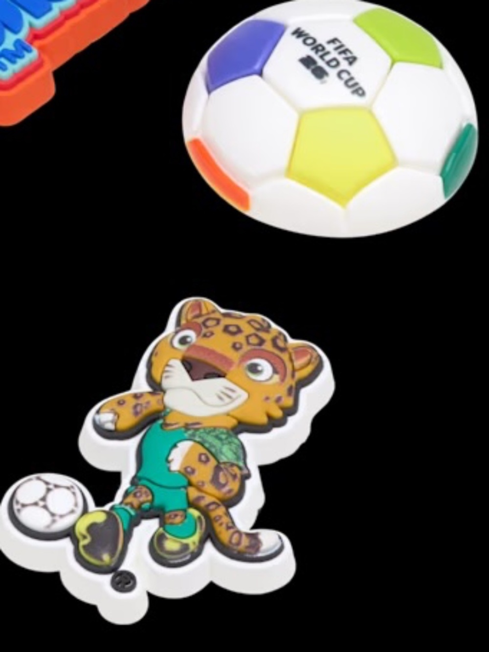 CROCS x FIFA World Cup '26 5-Pack Jibbitz™ Shoe Charms NEW - Picture 3 of 3